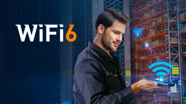 Latest high speed Wi-Fi 6 wireless communication protocol for real time data transmission
