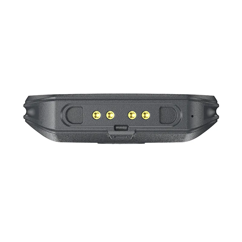 SIGAN SG-F505 type c communication interface and brass pogo pin charging nodes close up thumbnail