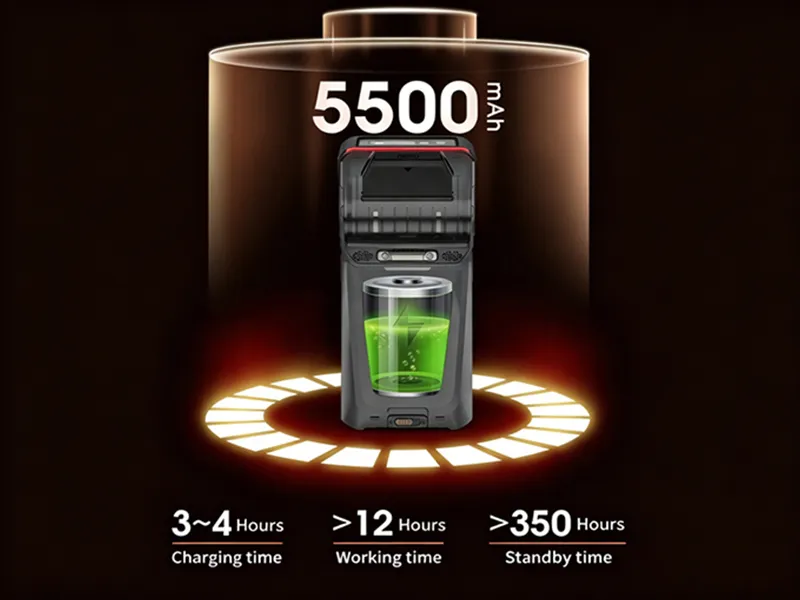 SIGAN SG-P501 5500mAh high capacity lithium polymer replacement battery cell energy indicator visualization