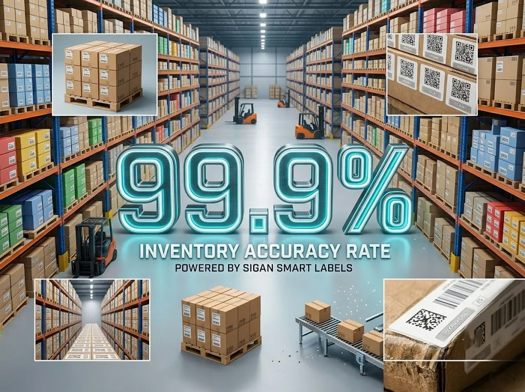 SIGAN Universal High-Performance UHF RFID Smart Label technical core capability - 99.9% Inventory Accuracy