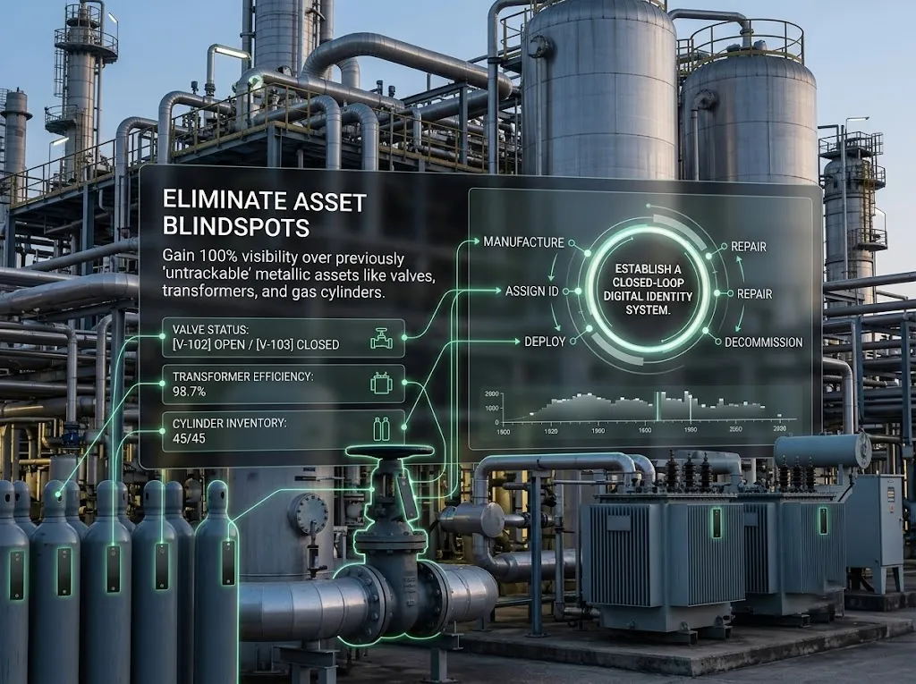 SIGAN Heavy Industrial Anti-Metal Asset Tag technical core capability - Eliminate Asset Blindspots