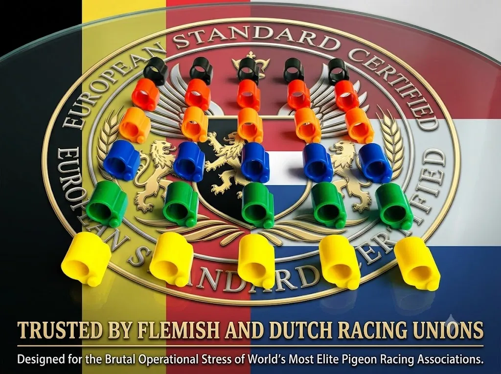 SIGAN Professional RFID Pigeon Racing Ring technical core capability - European Standard Certified
