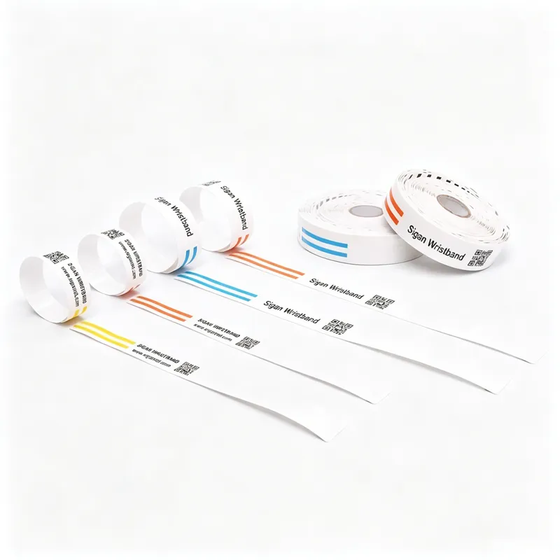 Tamper-evident self-adhesive closure of SIGAN medical ID bracelet thumbnail