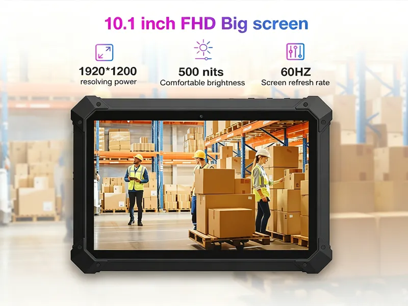 SIGAN SG-1003 10.1 inch large capacitive touch screen displaying delicate colors panel layer in high shelf warehouse