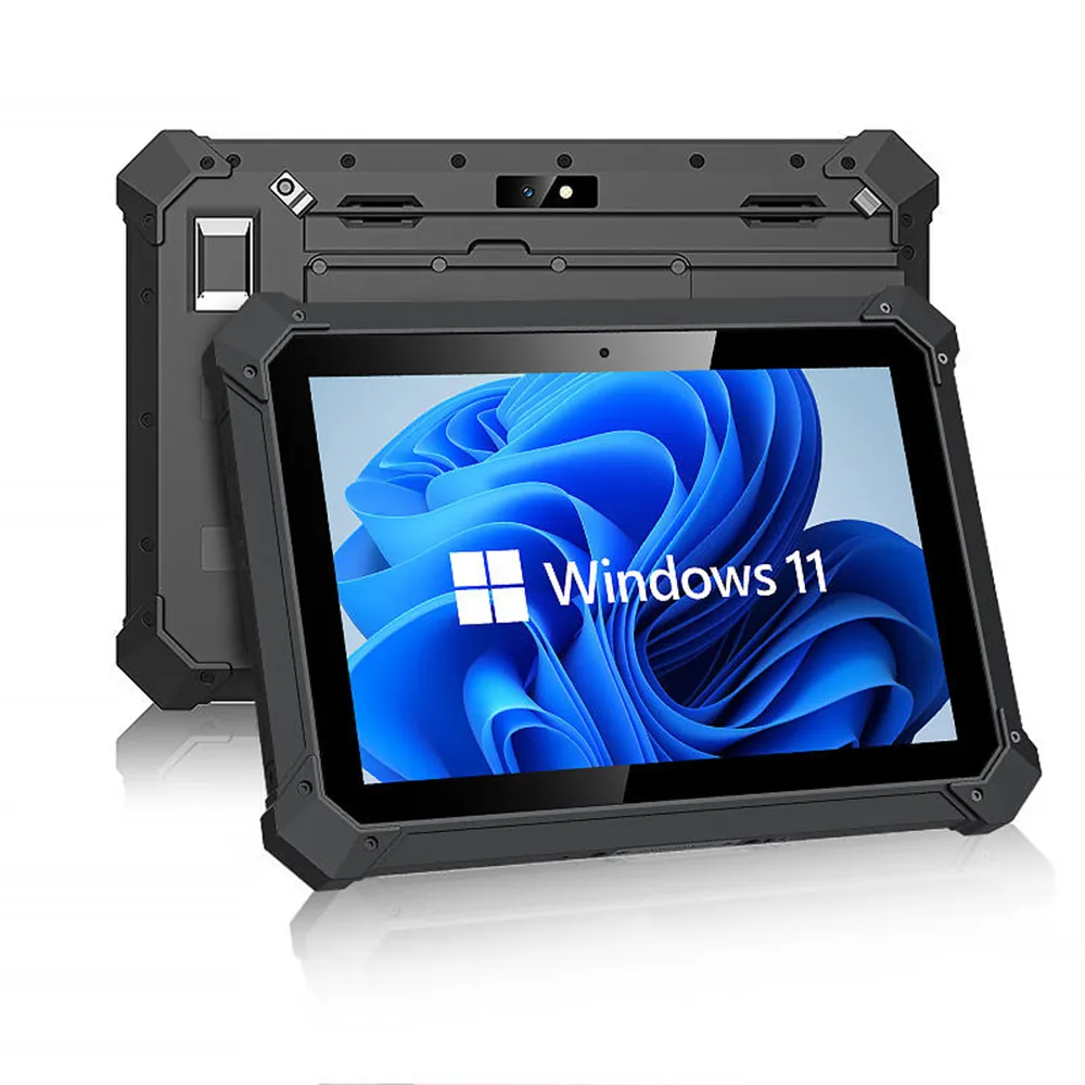SG-1006 enterprise grade mobile computer showing front display panel and robust back housing overlapped thumbnail