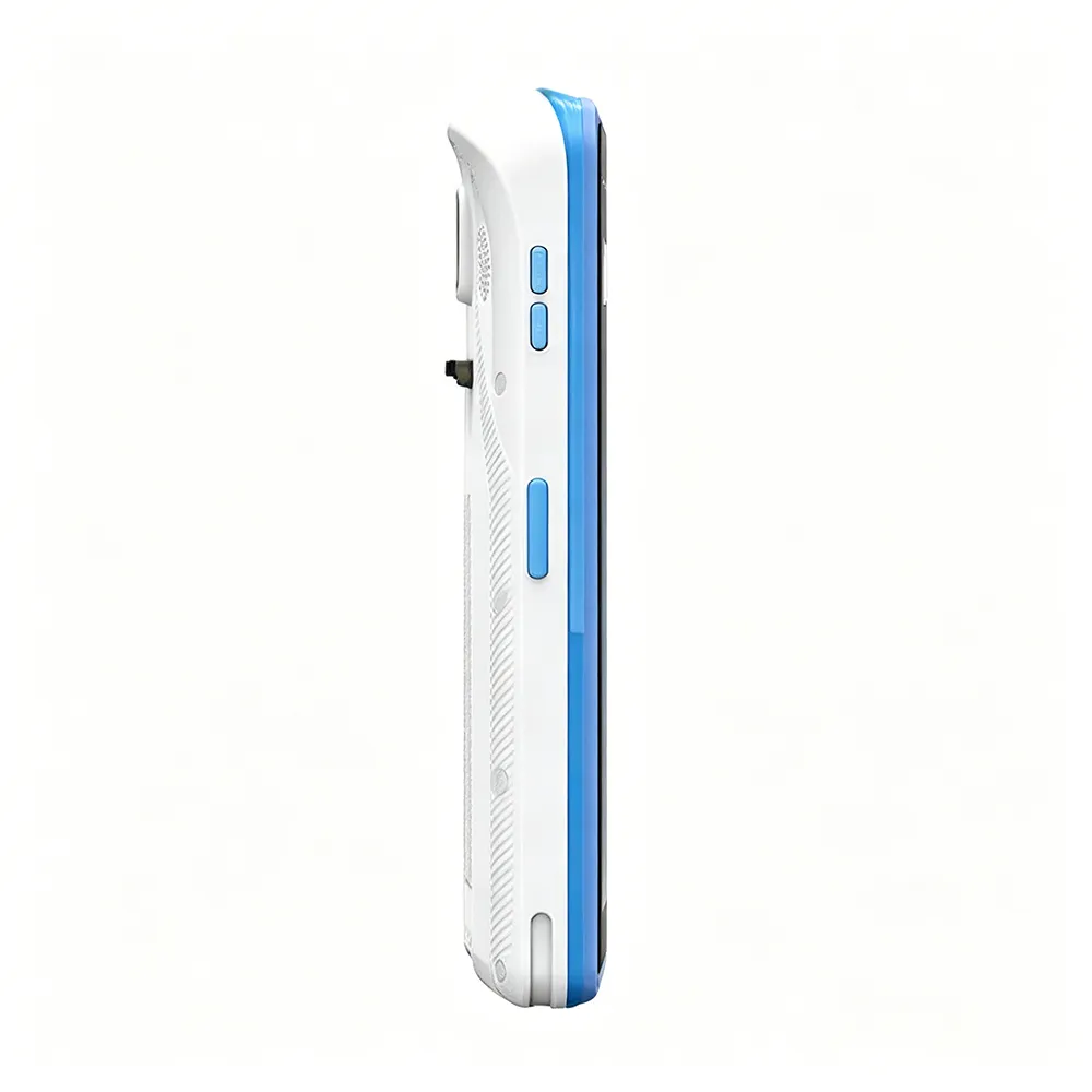 SG-603 healthcare computing pda mobile terminal showing side grip ergonomics buttons thumbnail